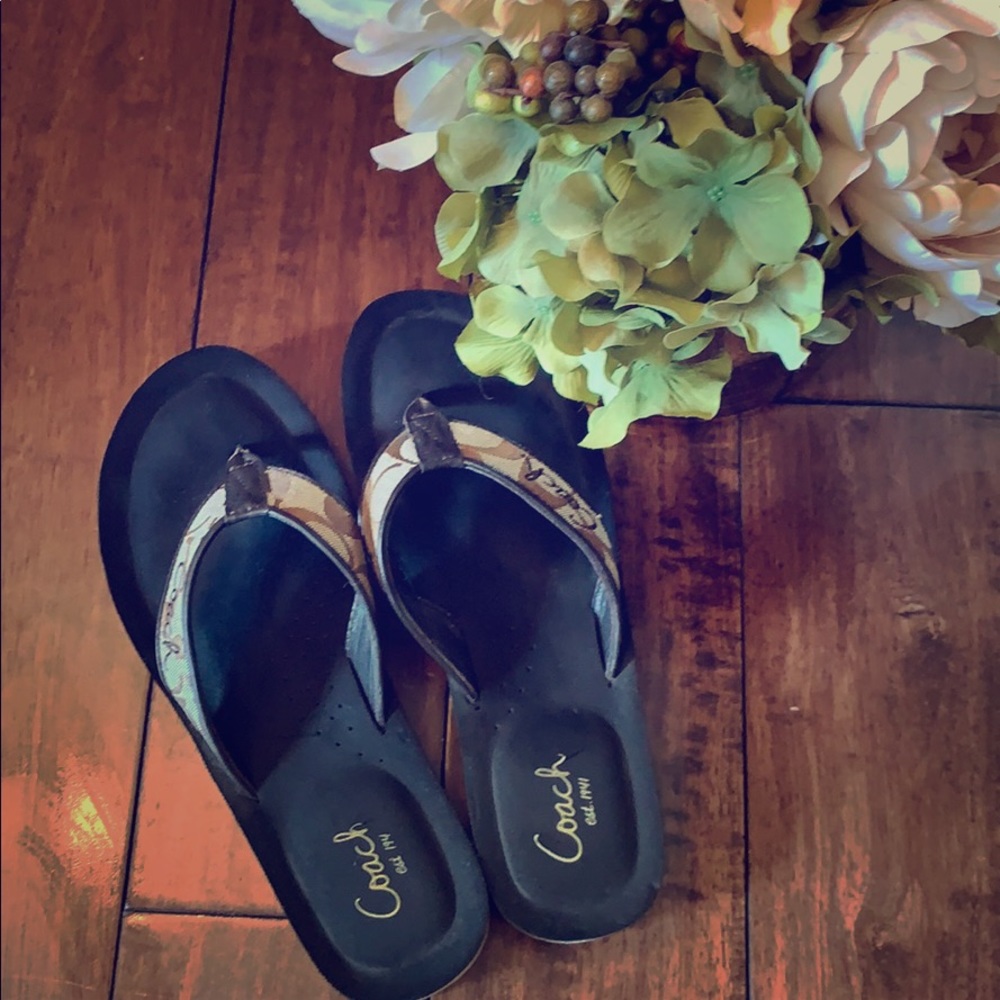 Coach Flip Flops
